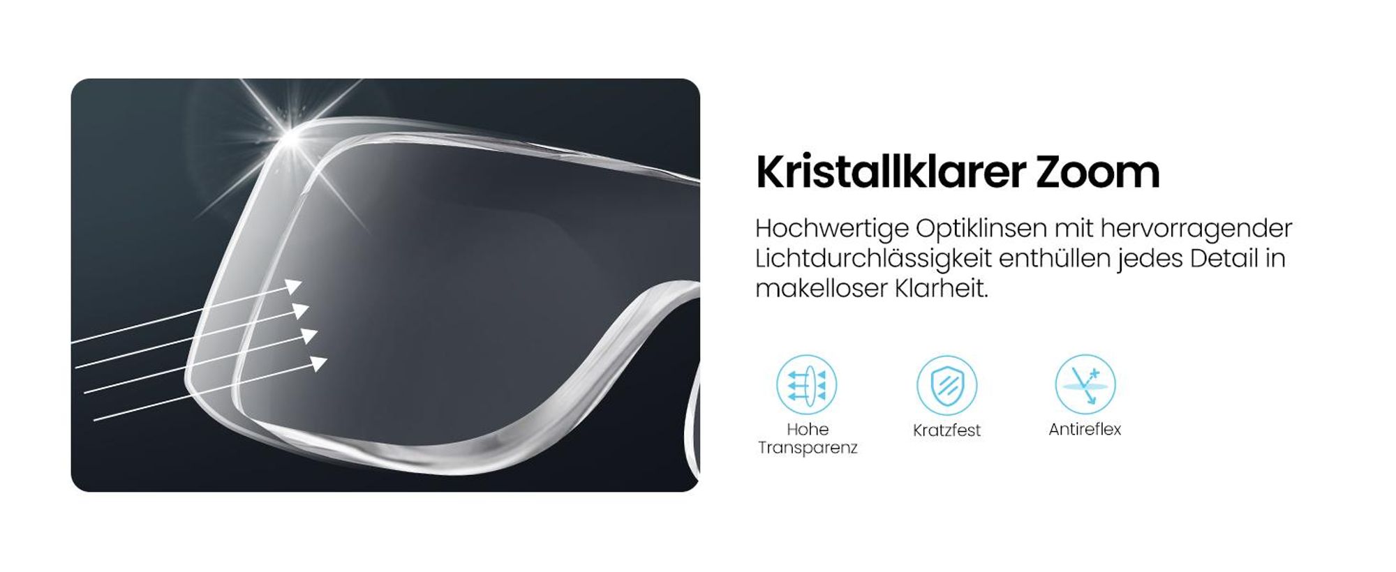 Lupenbrille mit LED, Kopflupe, Vergrößerungsbrille, Brillenlupe, Vergrößerung:0.75X-4.0X, für Modellbau Juweliere Bastel Lesen Detailarbeit