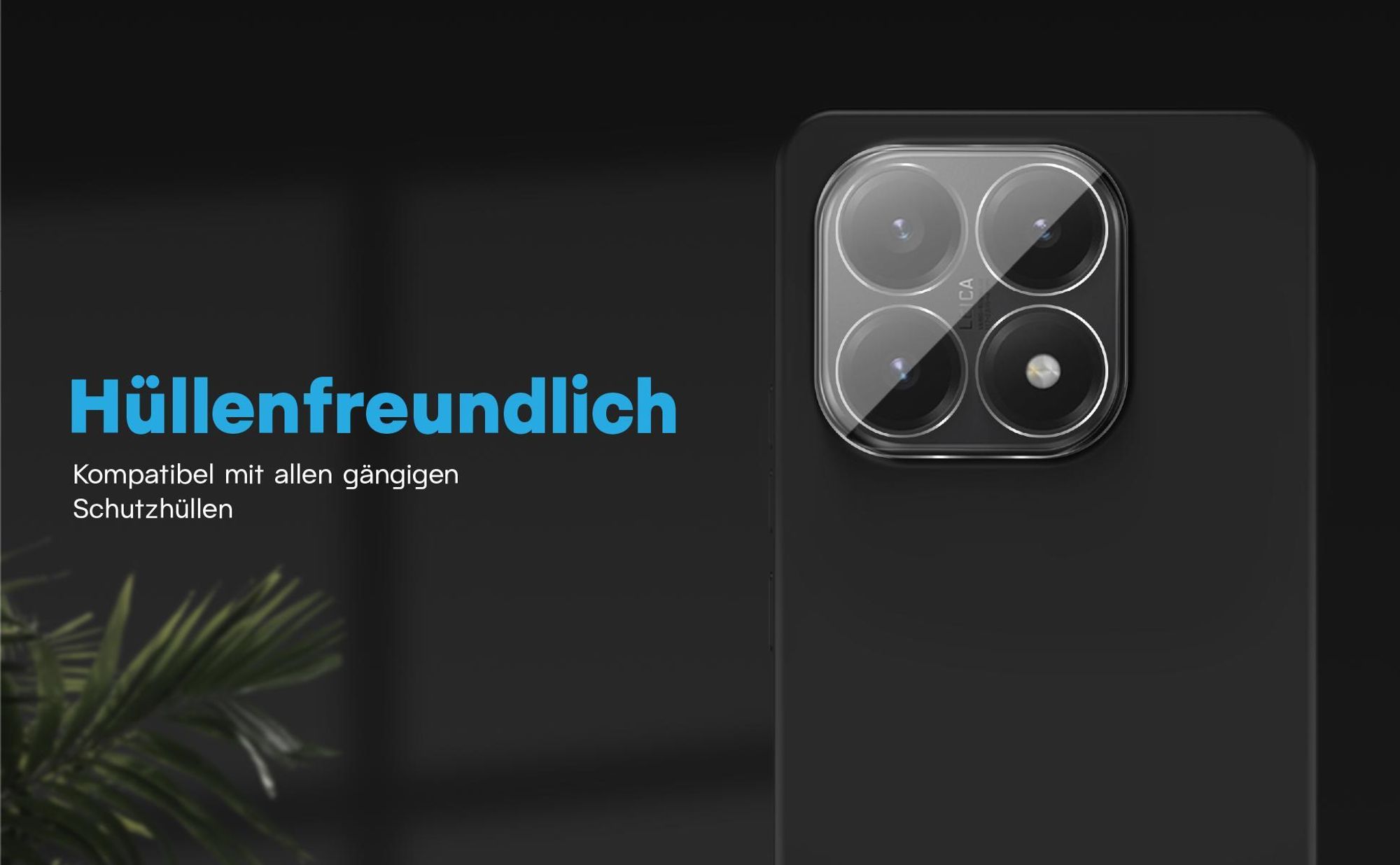 Kamera Schutzglas Set für Xiaomi 17T Pro kompatibel mit allen gängigen Hüllen
