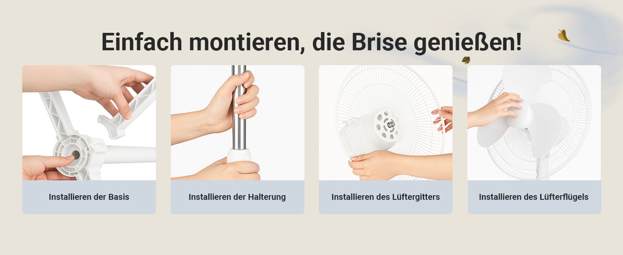 Extralink Standventilator Windmaschine 3 Geschwindigkeitsstufen Automatische Oszillation