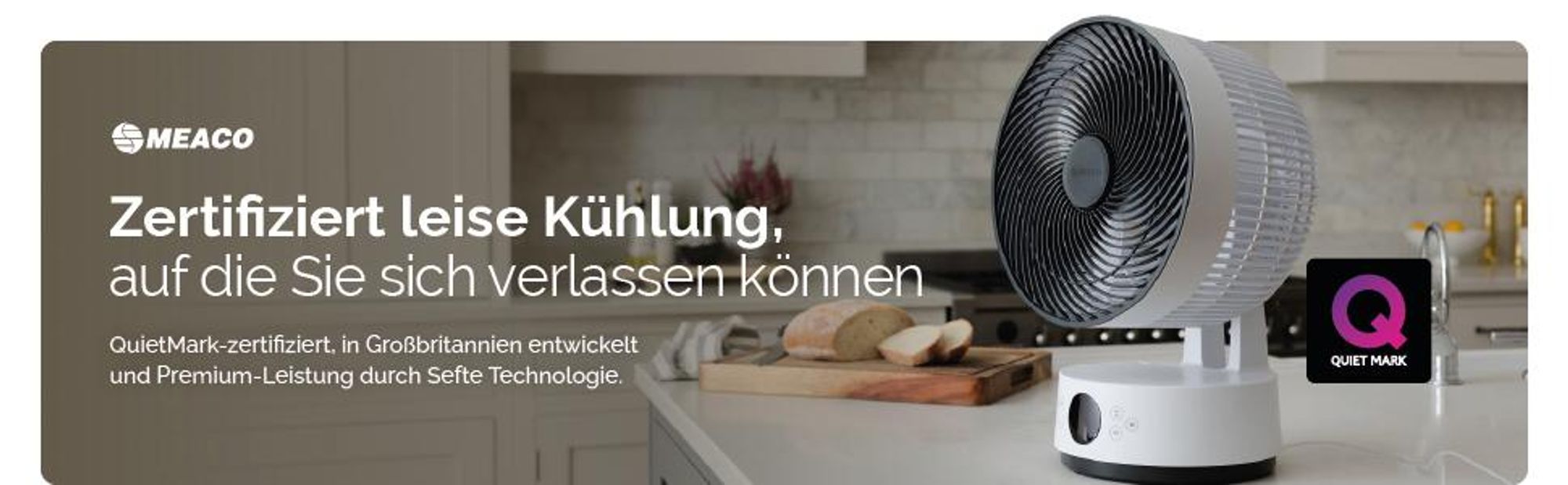 Sefte 10 Tischventilator (weiß/schwarz)