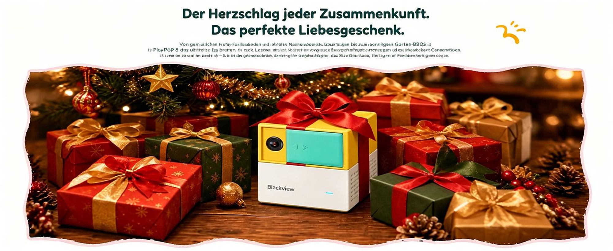 Blackview PlayPop 8 Spielkonsole für TV, 17-Punkt-KI-Tracking, ohne Controller, bis 4 Spieler, 6 Spielkategorien, HDMI, Geschenk für Kinder