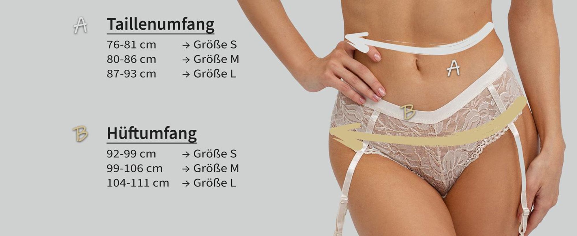 Fabio Farini - 3 Stück y Strapse Panty für Frauen - Damen Strumpfhalter Höschen mit Strumpfhalter und Spitze