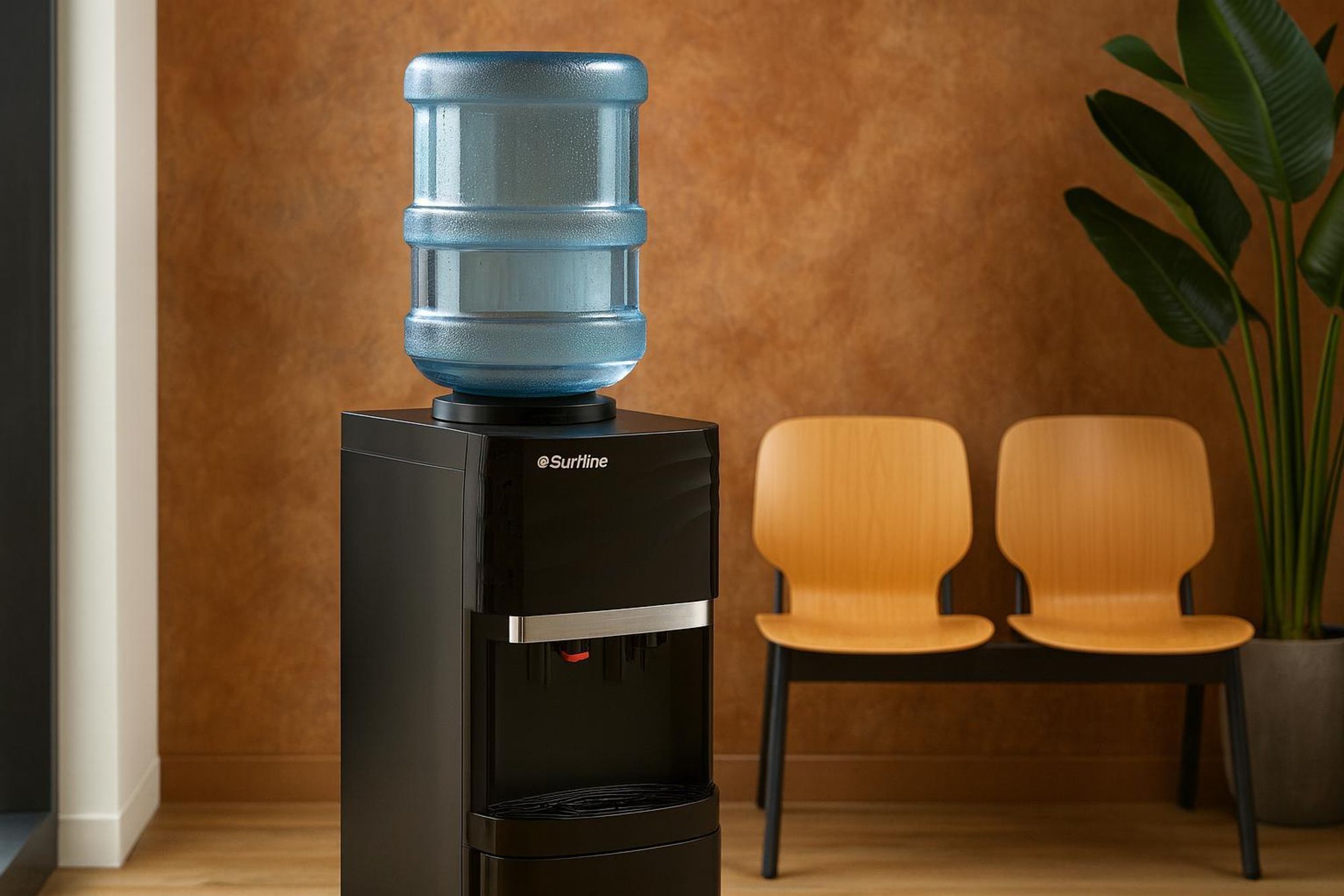 Wasserspender - Kalt-/Heißwasser - 11/18 l - schwarz - FORTEX
