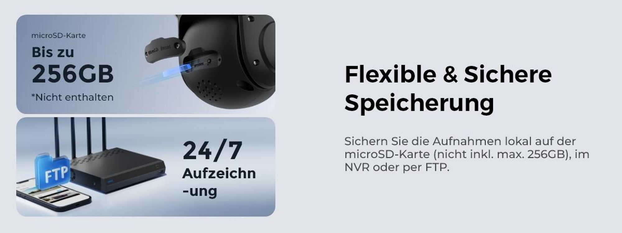 Reolink RLC-823S1W, 4K 8MP Dualband WiFi 6 PTZ Überwachungskamera, 360°-Abdeckung, Smarte Erkennung, Auto-Tracking, 5X optischem Zoom, Farbnachtsicht