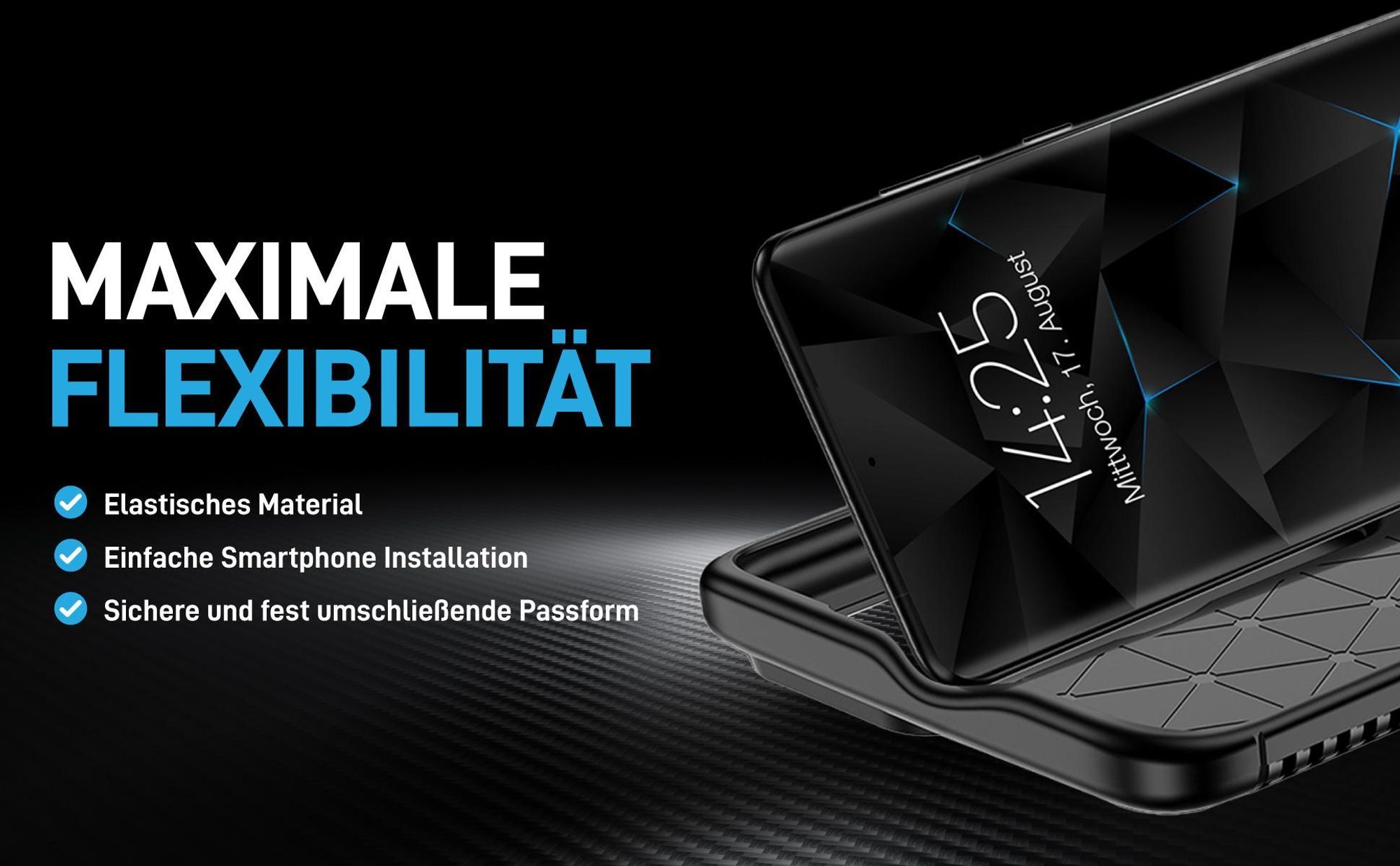 Flexbiles Smartphone Cover für Xiaomi Redmi Note 13 Pro+ 5G mit perfekter Passform