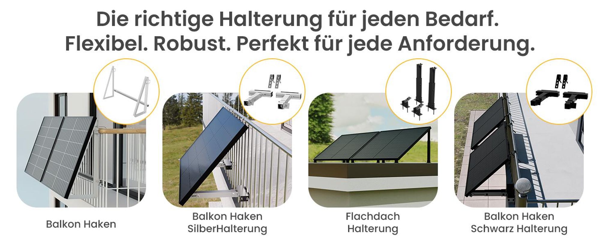 Powerness Balkonkraftwerk mit Speicher Anker SOLIX Solarbank 2 E1600 Pro & 1000W Full Black Bifazial Solarmodule & Anker Smart Meter (0% MwSt)