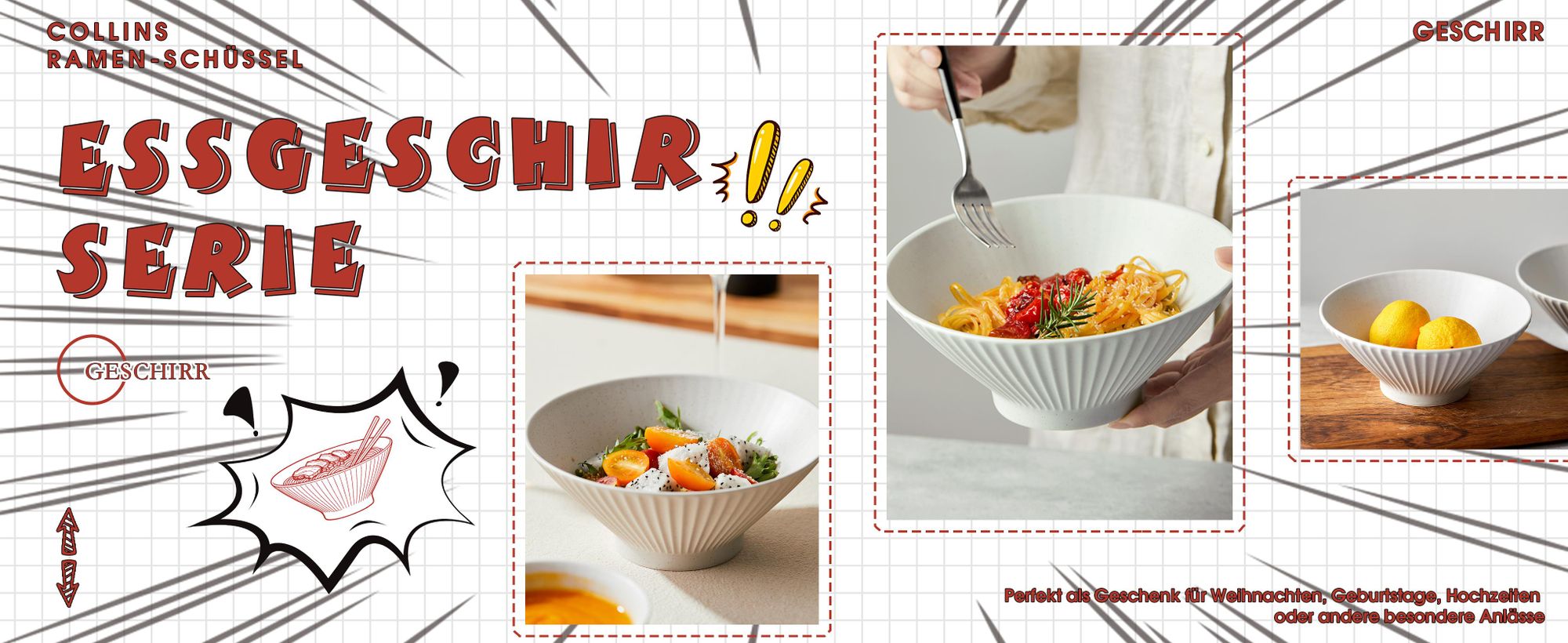 Schüsseln Set 4er Ø20 cm Keramik Japanische RamenSchüsseln Suppenschüssel 4 personen Salatschüssel MattGlasur mikrowellen spülmaschinenfest