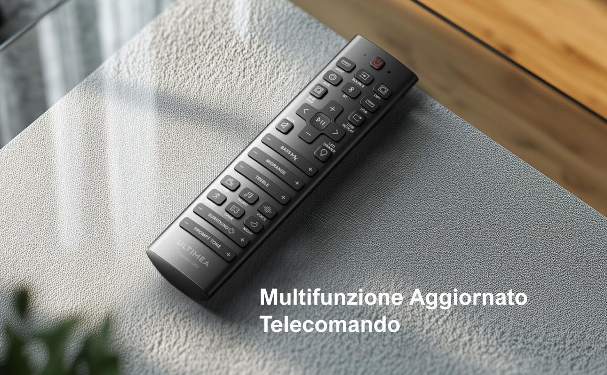 ULTIMEA 7.1 soundbar Dolby Atmos per TV, sistema surround home cinema, Poseidon D80 Boom