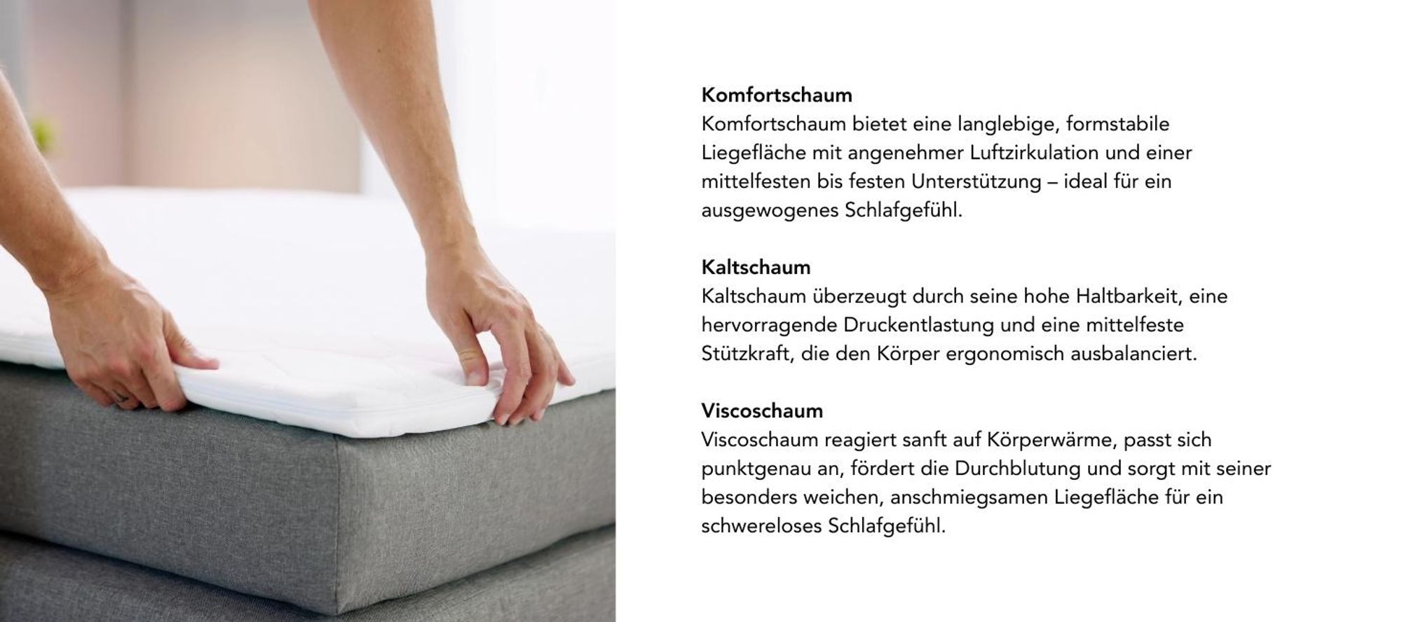 Ergonomische comfortschuim toplaag | 120 x 200 | geschikt voor alle matrassen | XDREAM Pure matrasbeschermer