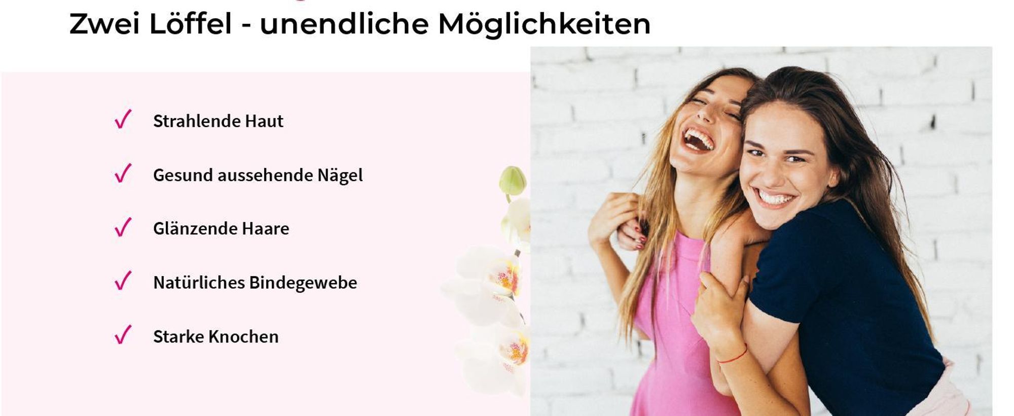 COLLAGEN PURE Glow – 100% reines Kollagen Pulver
