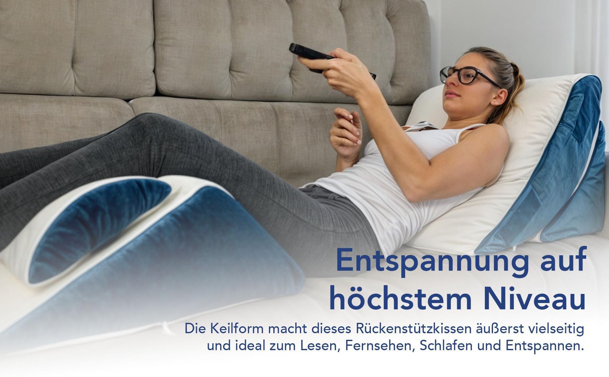 Ergonomisches 4-in-1 Keilkissen