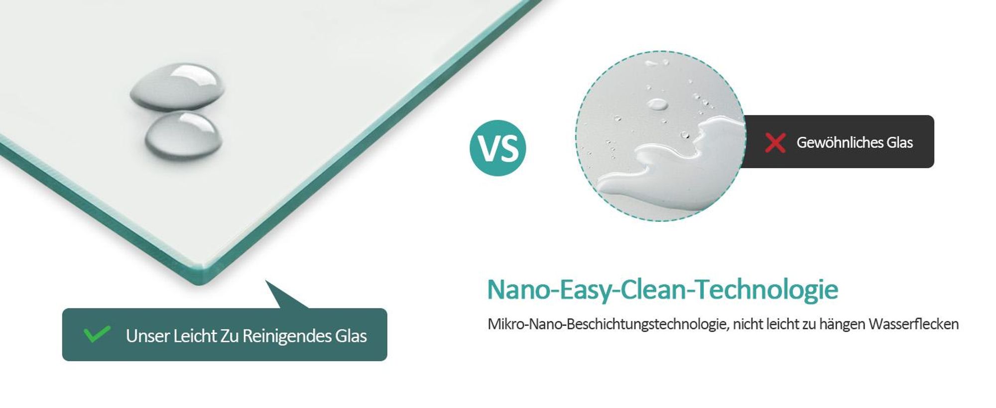 EMKE Duschabtrennung Faltwand 100 x 140cm Nanobeschichtungen ESG Sicherheitsglas Doppelt Falttür Duschwand Glas für Badewannen