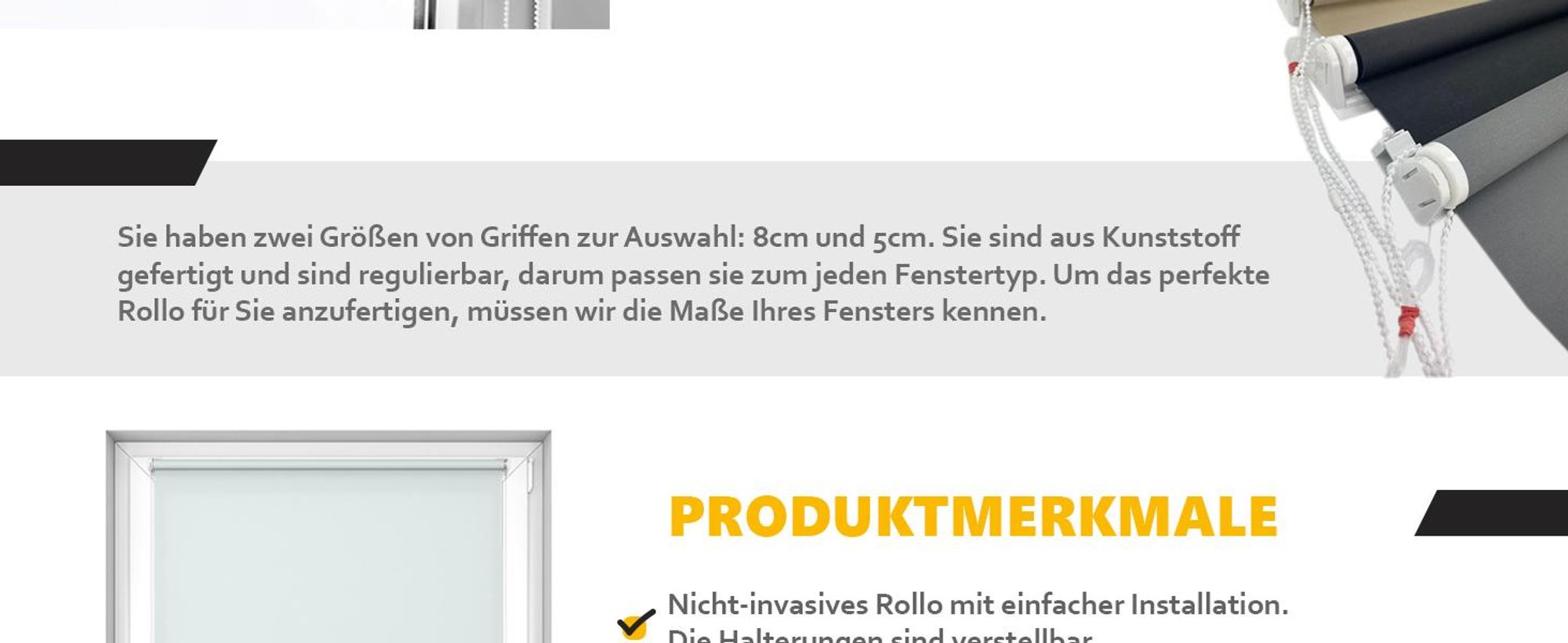 time4blinds, Mini Rollo Basic, Fensterrollo, Kaffee Hell-linke, 140x250cm
