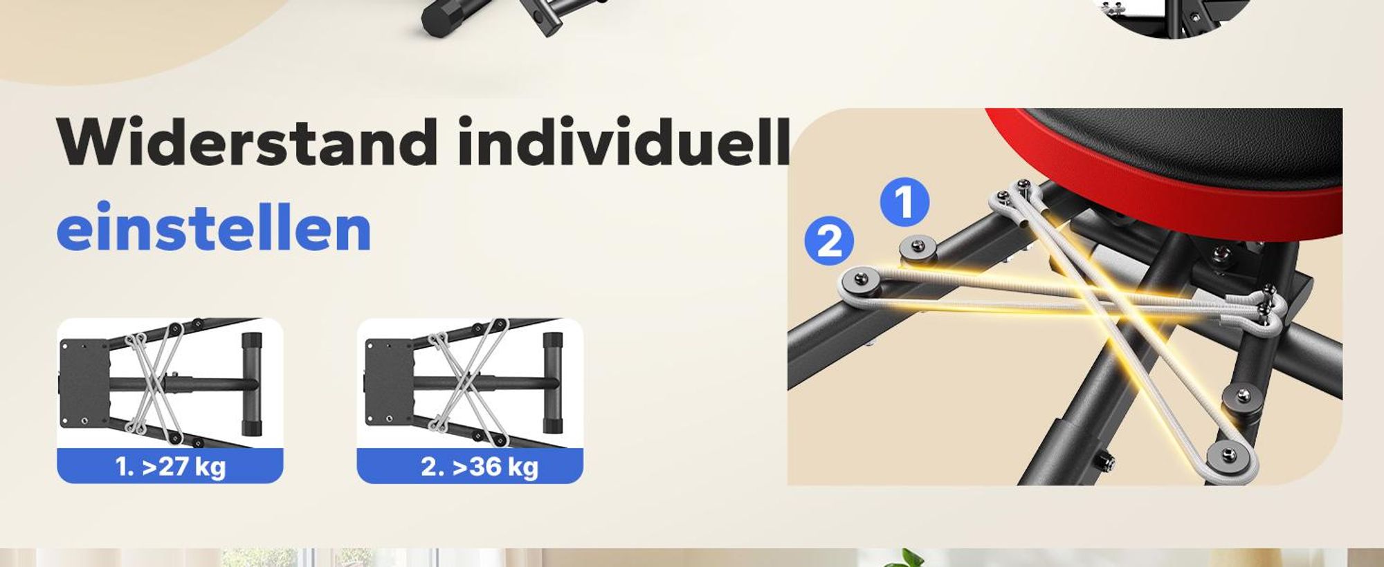 Hüftabduktor, 3-in-1 Heimtrainer für Brust, Po & Beine, Po-Trainer, Beintrainer, Hüfttrainer, bis zu 150 kg Merach