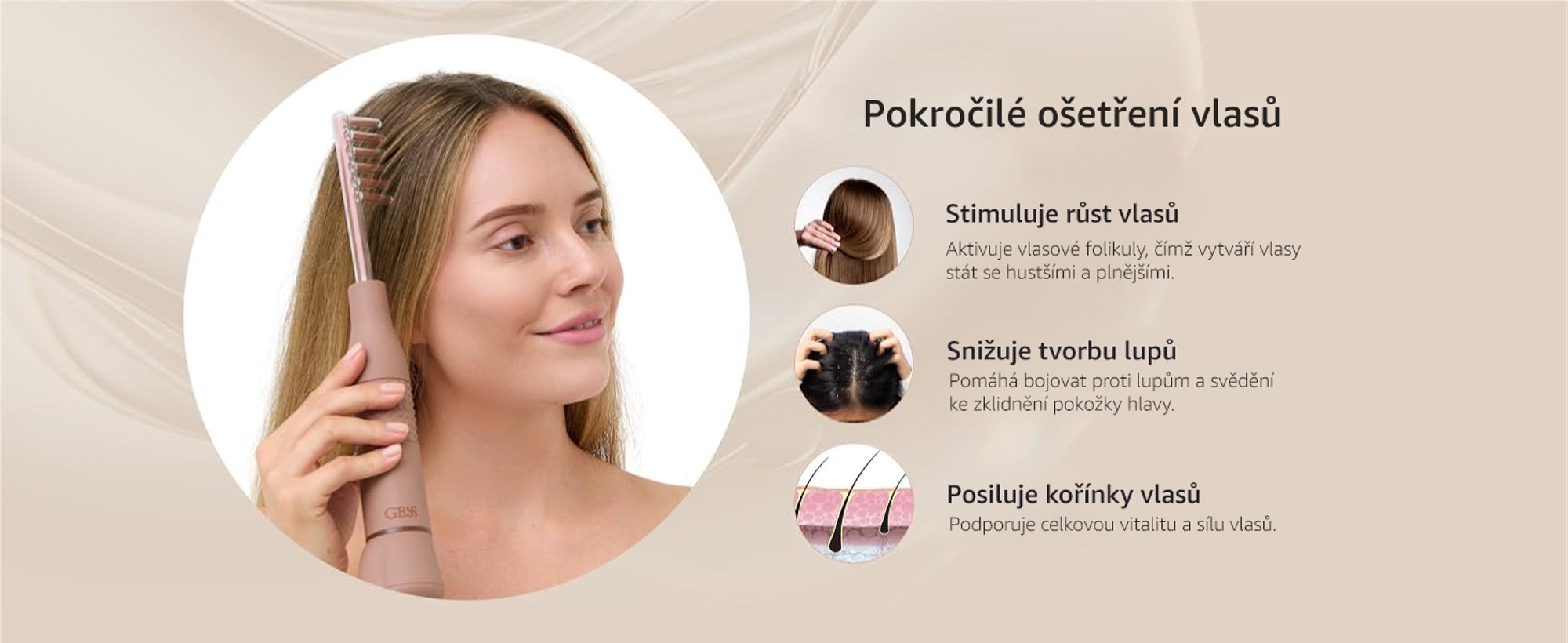 Darsonval, radiofrekvence, vypínání pleti, léčba akné a vrásek, GESS DARS BD