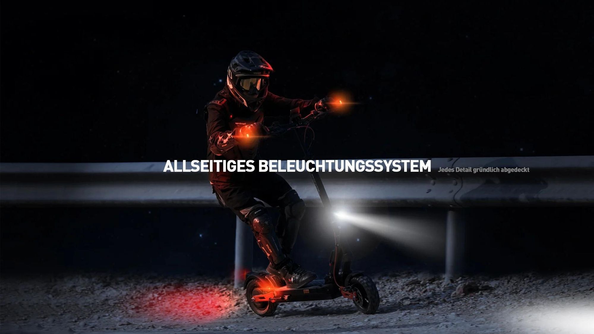 JOYOR T6E PRO E-Scooter ABE- - 500W Motor 48V26AH Akku Faltbar 10" Offroad Reifen - Schwarz