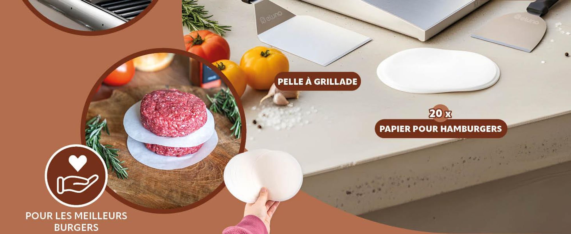Set de plancha pour barbecue
