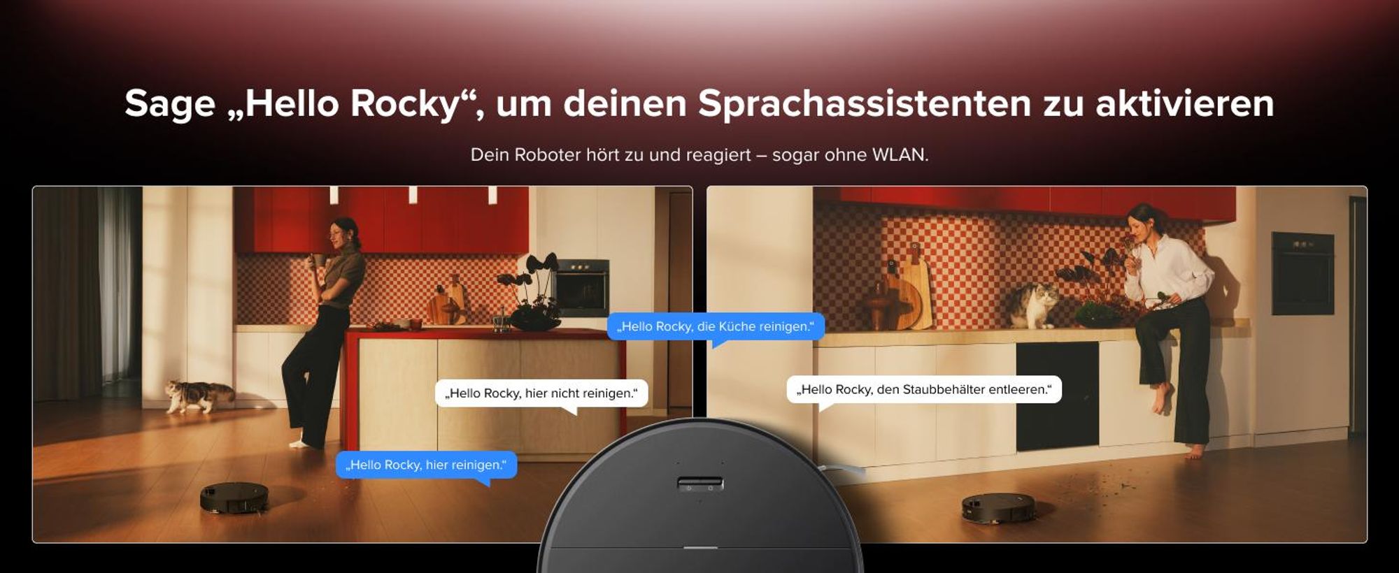 Roborock Saros 20 Sonic Staubsauger Roboter, 36.000 Pa Saugroboter mit Wischfunktion, Dual Anti-Tangle System, 7,98cm Ultra-Slim Design (Schwarz)