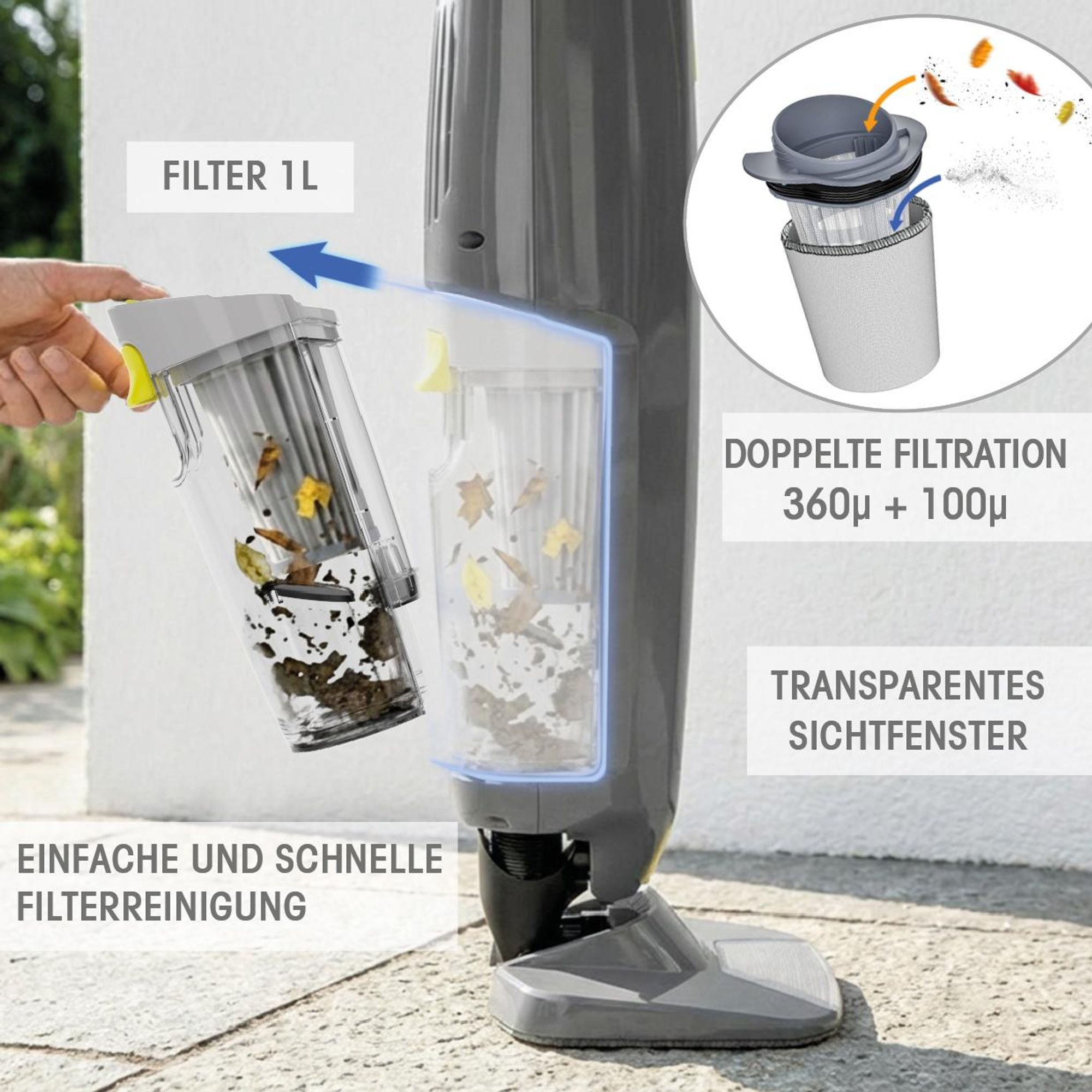 ZODIAC Poolreiniger 77943 - MHV20 – Manuell, Hydraulisch, Bodenreinigung, für Pools bis 32 m²
