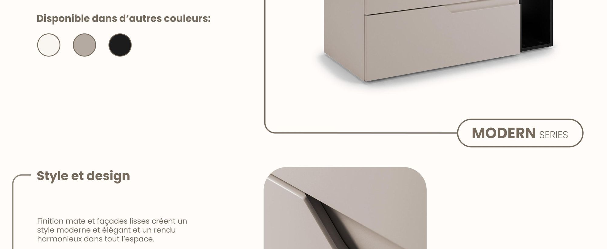 RODAN, meuble de salle de bain, armoire moderne, meuble sous vasque, meuble sous lavabo