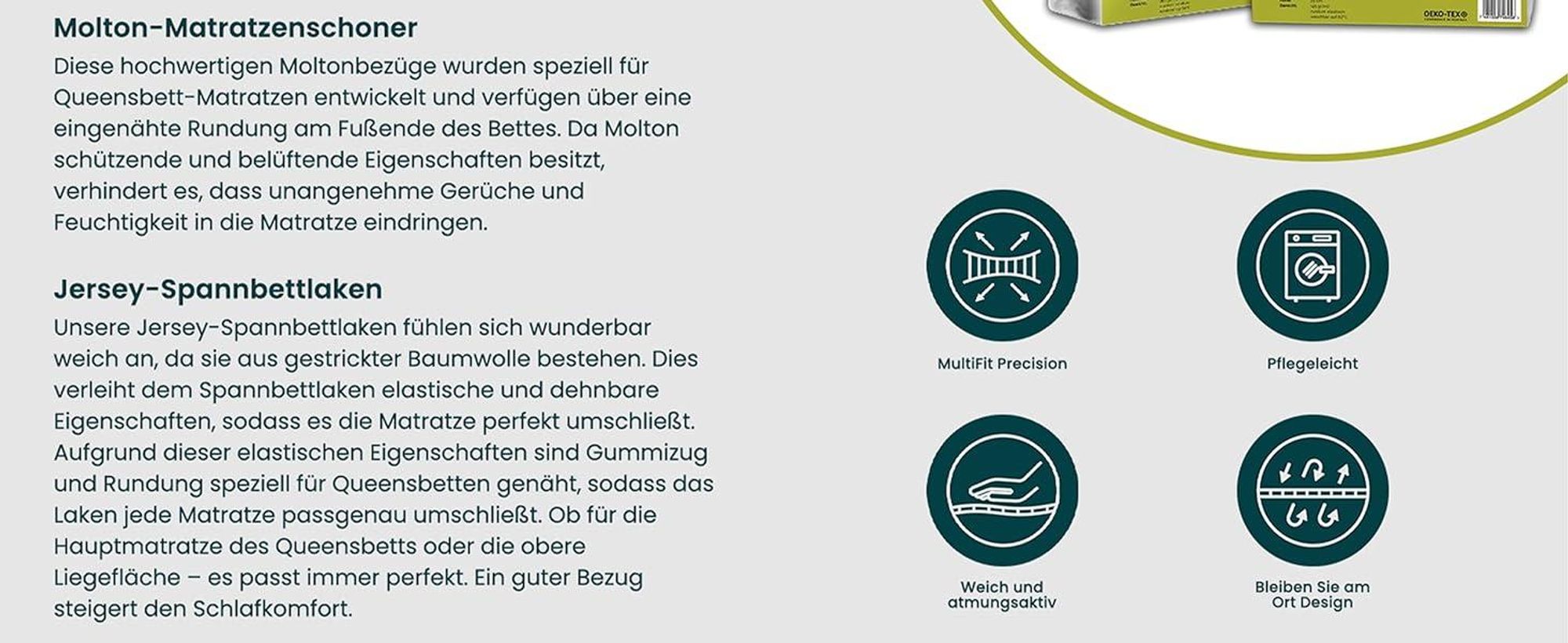 Wohnmobil in der Natur mit Spannbettlaken.