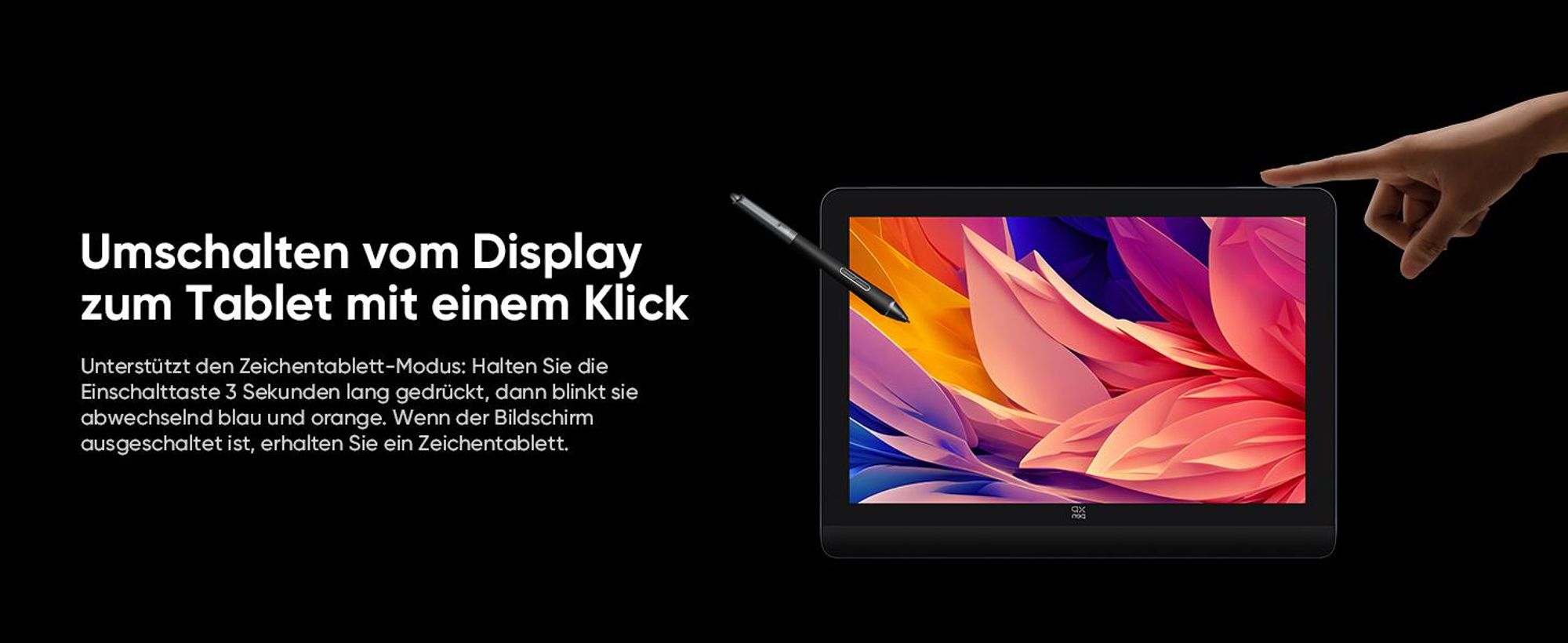 XPPen Artist 16 Pro (2nd Gen) + RC Grafiktablet
