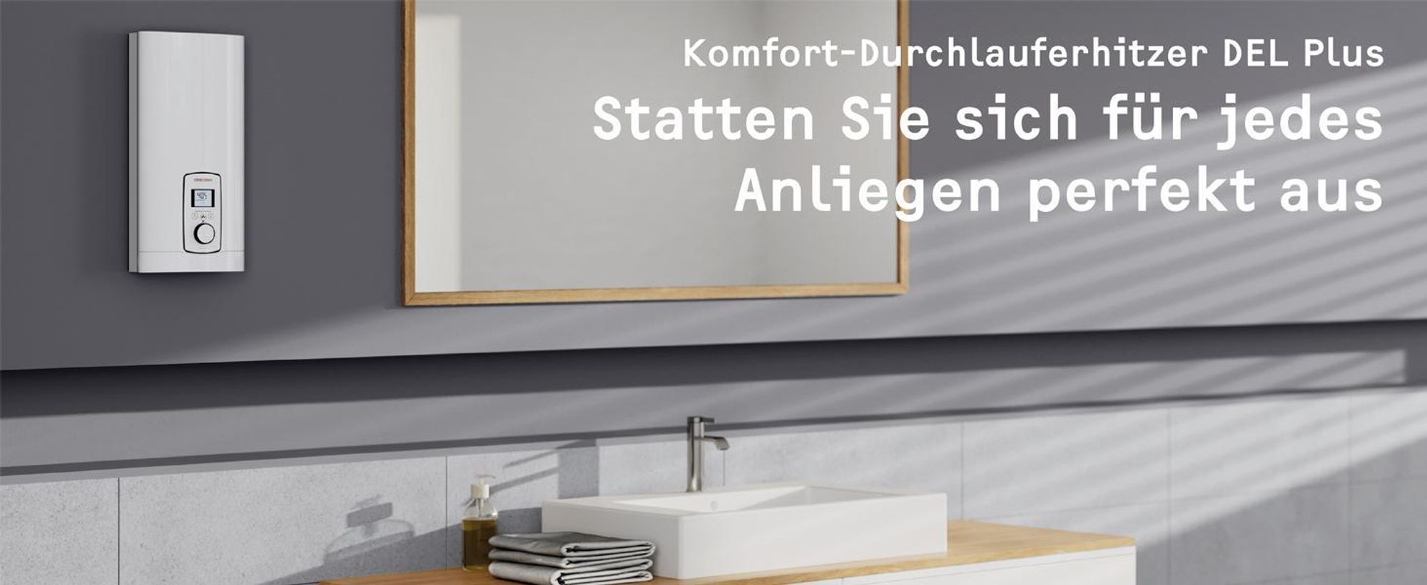Komfortdurchlauferhitzer DEL Plus