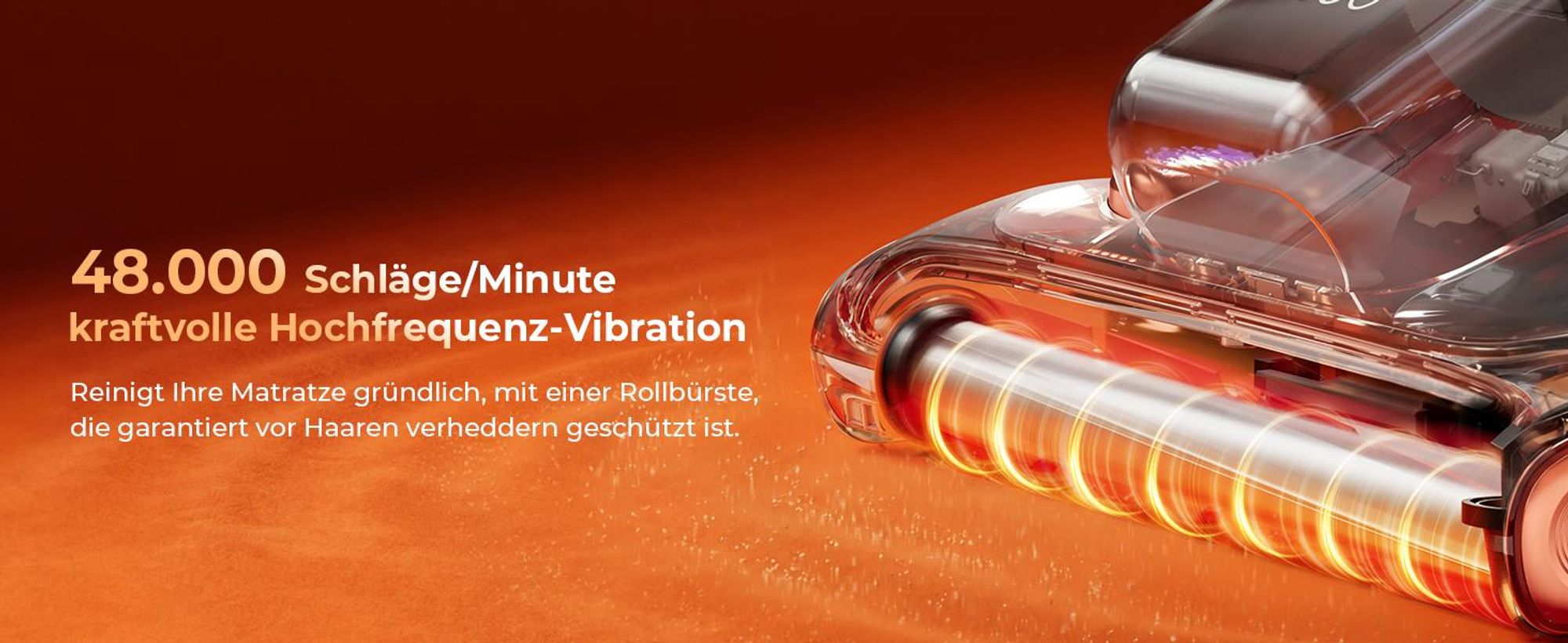 JIGOO T600 Matratzenstaubsauger 15KPa Saugkraft Grau