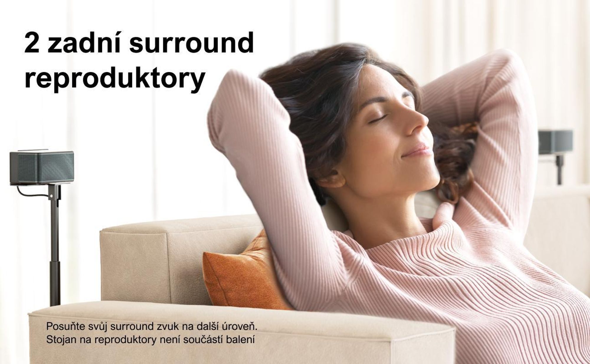 Virtuální prostorový zvukový systém ULTIMEA 7.1 pro TV, špičkový výkon 410 W, soundbar s nastavitelným subwooferem a prostorovým boxem, ovládání přes APP
