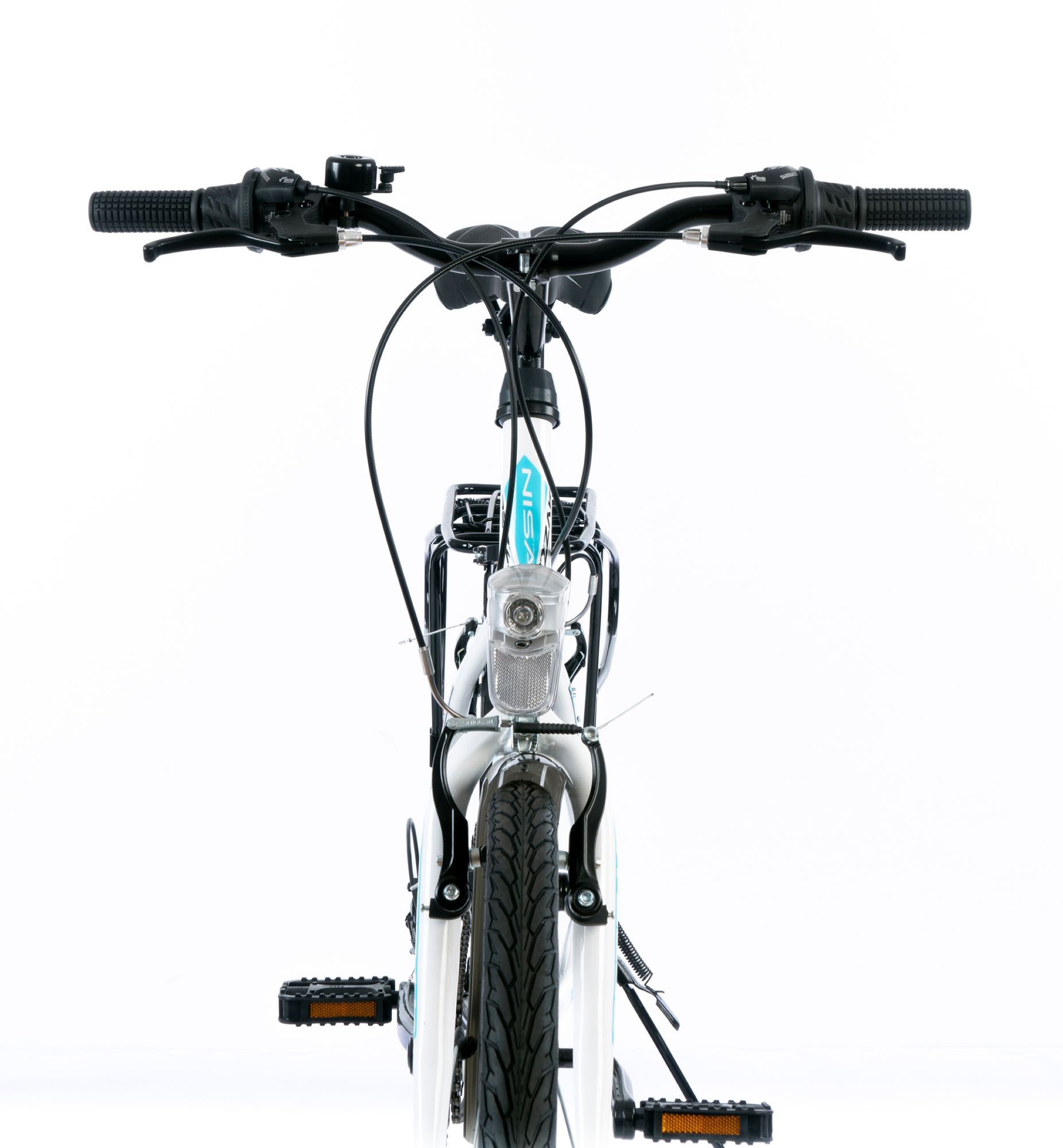 26 Zoll Fahrrad Mädchenfahrrad Kinderfahrrad 26" Citybike Weiß Türkis Damenrad Cityfahrrad