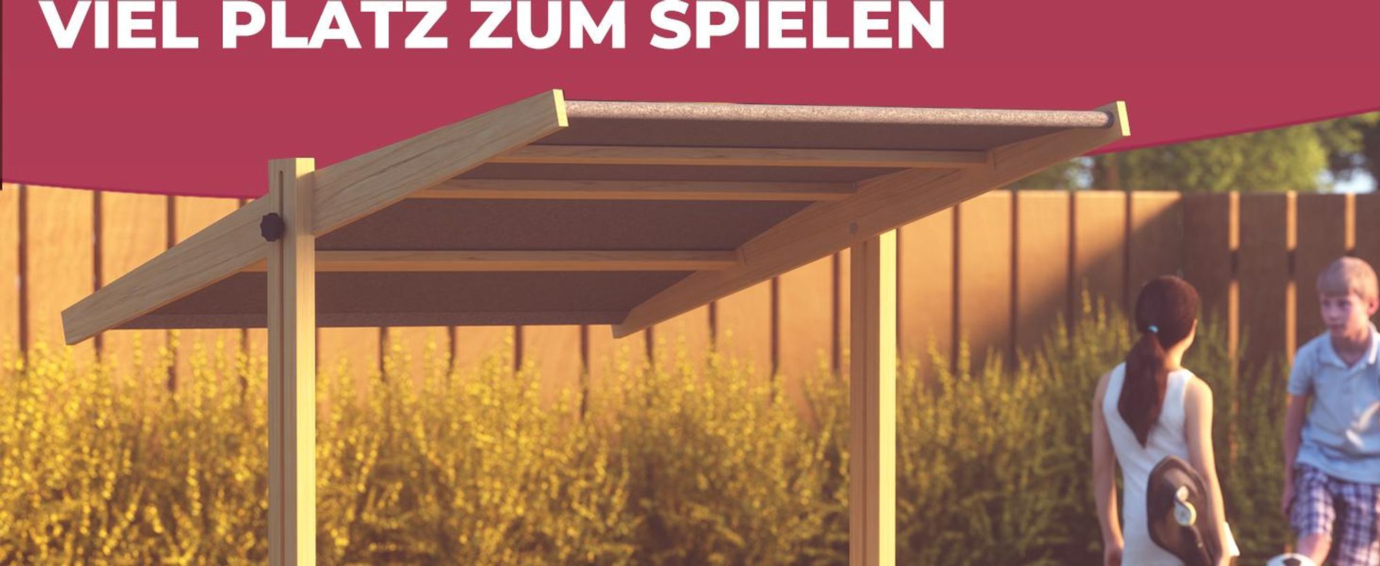 SPIELWERK Sandkasten Fritzi Sonnendach