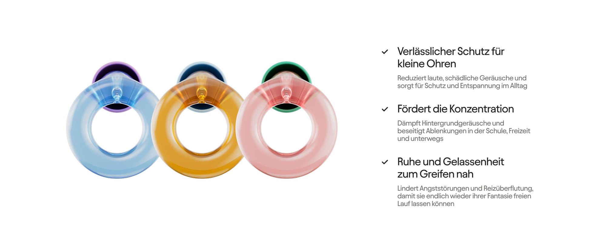Loop Engage Kids 2 Ohrstöpsel für Kinder (6–12 Jahre), Wiederverwendbarer Lärmschutz, 16 dB
