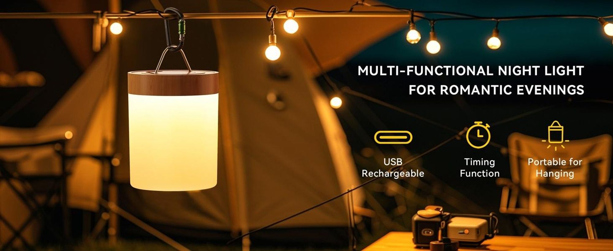 LED Kabellos Nachttischlampe,Touch dynamisch Dimmbar,7 Farbwechsel 3 Modi USB Aufladbar,Nachtlicht,Camping tischlampe,Timer-Tischlampe,Umgebungslicht