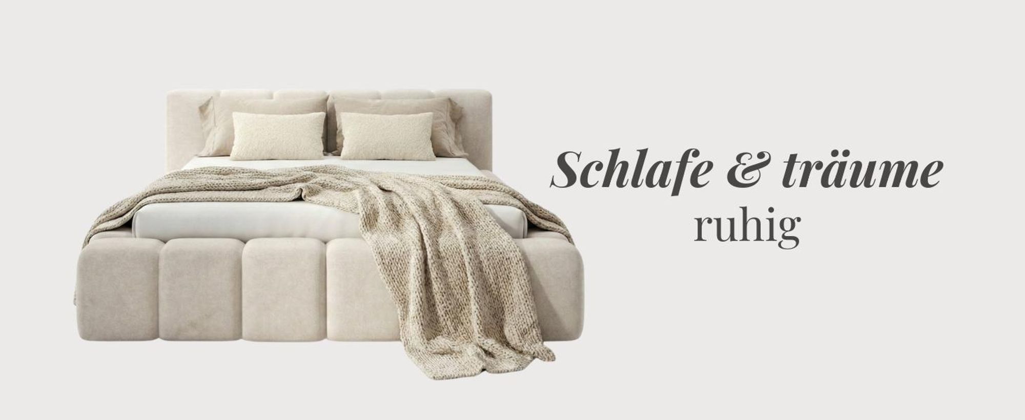 Polsterbett KALLA Premium 140x200 cm mit Bettkasten – PERFECT HARMONY 90