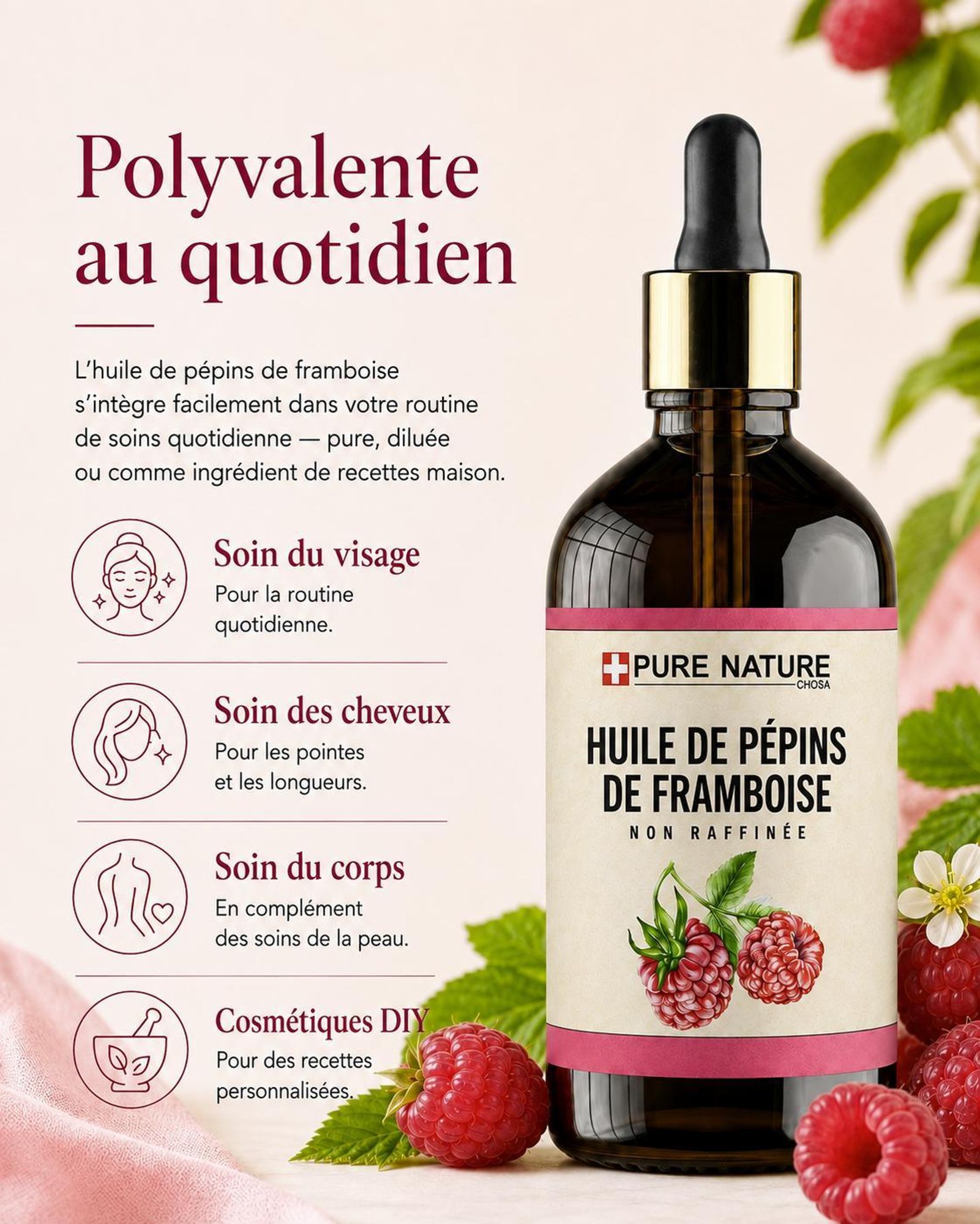 Graines de framboise