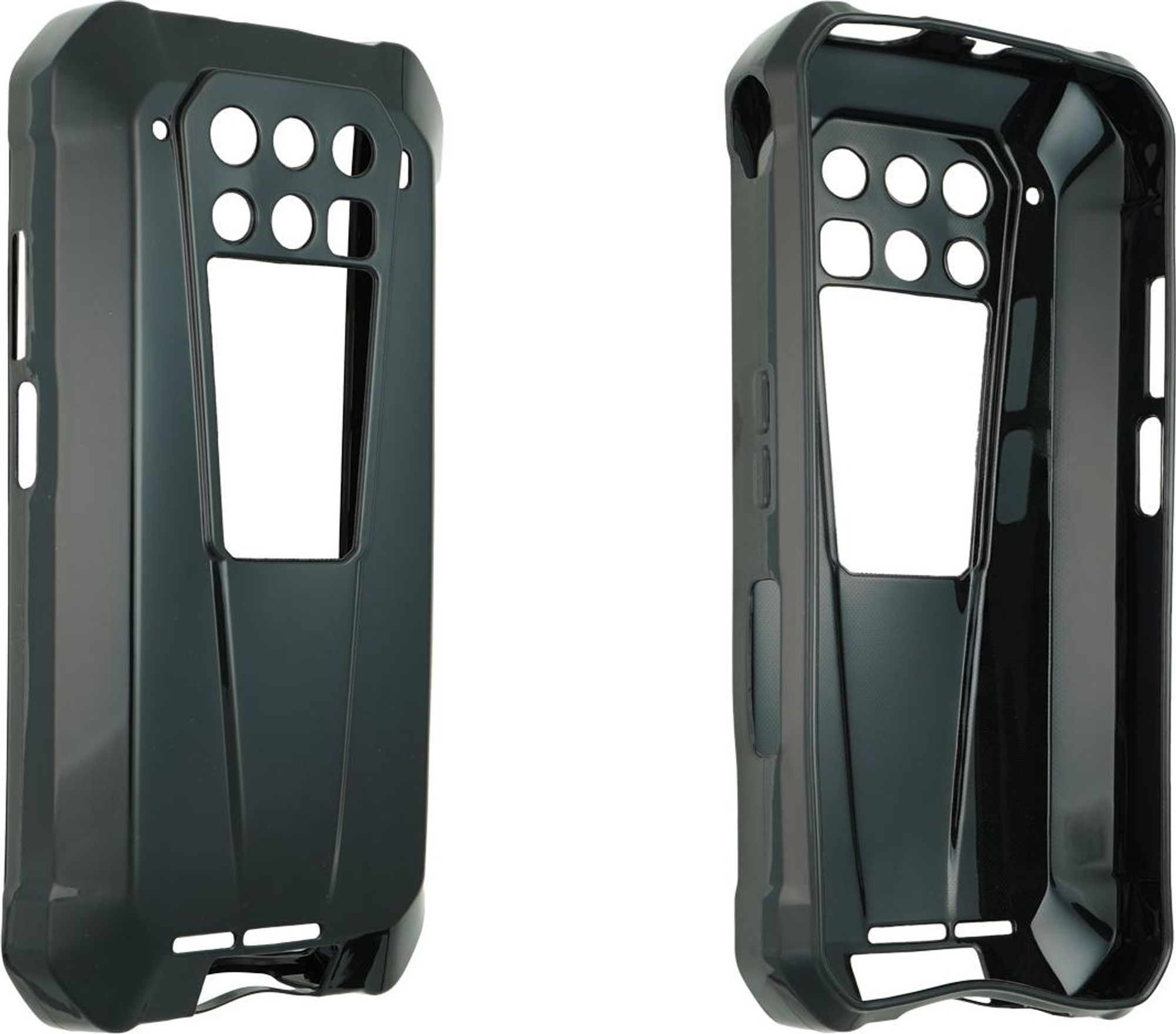 caseroxx Schutz-Hülle TPU-Hülle kompatibel mit Unihertz Tank 3 Pro, Gummi Handy Tasche schwarz  Bild 1