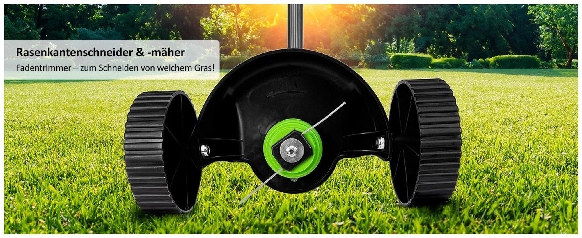 Rotorazer 8in1 Gartengerät Akku Rasentrimmer Set 22-tlg.