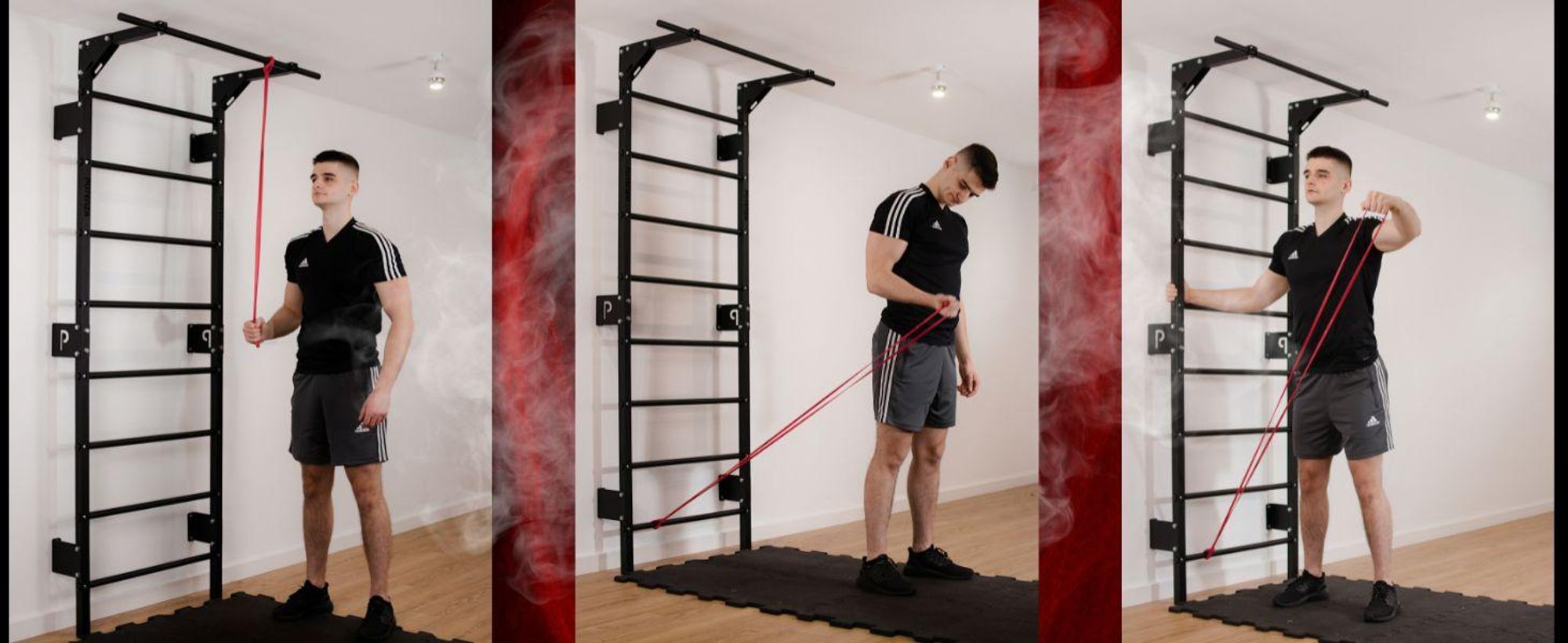 Barre a muro con barra per trazioni Barra per trazioni Attrezzi da palestra Parete per palestra fitness Struttura per arrampicata fino a 250 kg Palestra Attrezzatura sportiva per adulti Palestra domestica
