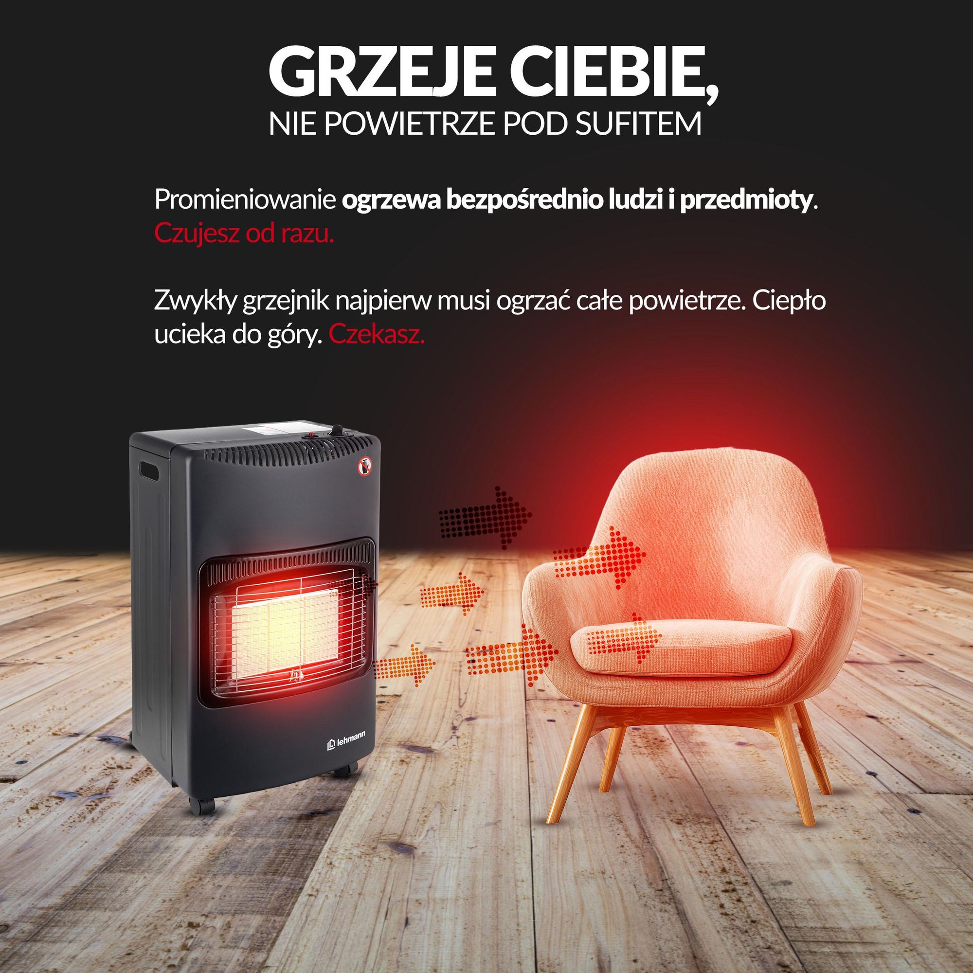 Piecyk Gazowy Lehmann Noel Ogrzewacz Gazowy Na Butlę 4200Kw Ltohg-4230Pl