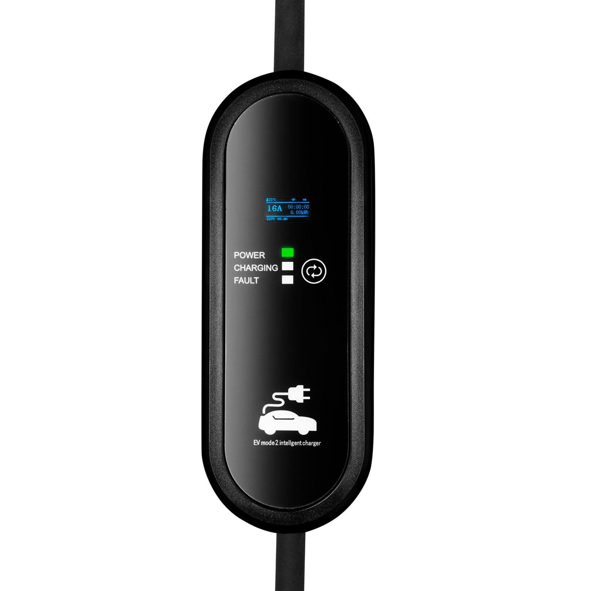 Typenschild des Akyga® AK-EC-23 Ladegeräts mit technischen Daten