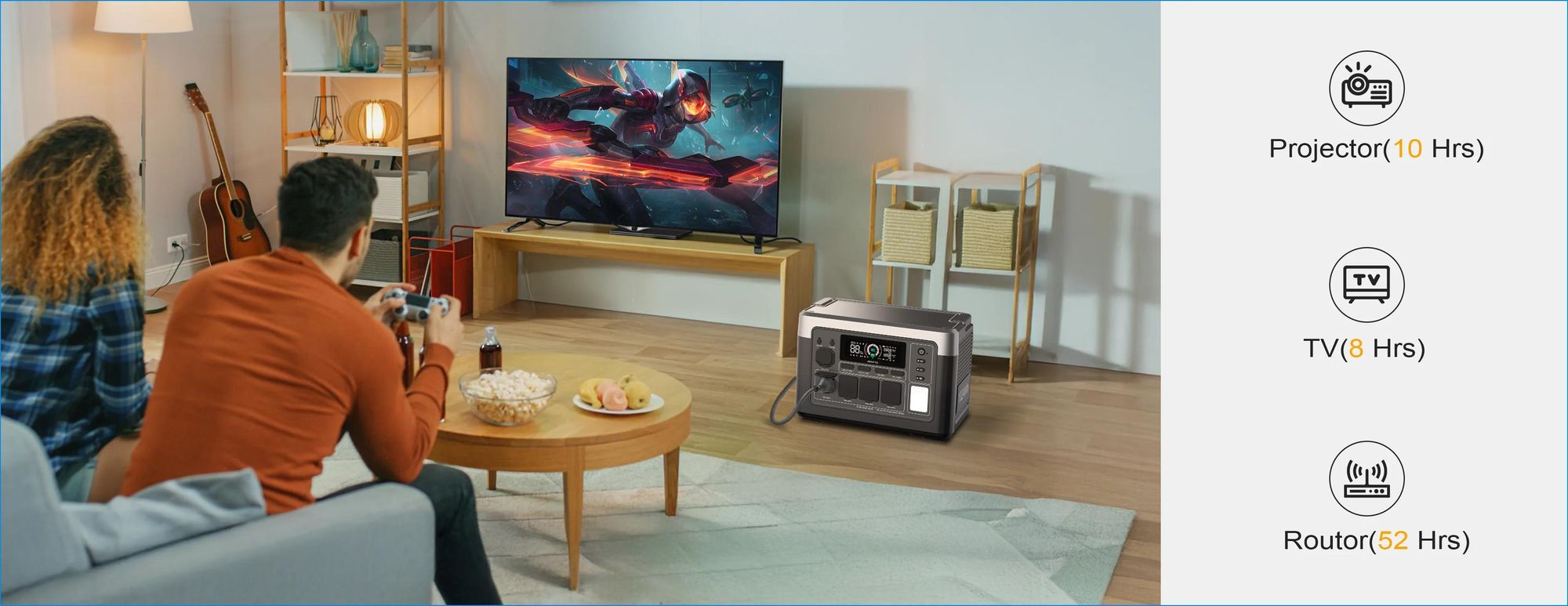 OUKITEL P1000E Plus 1800W Tragbare Powerstation 1024Wh , LiFePO4, Schnellladefunktion