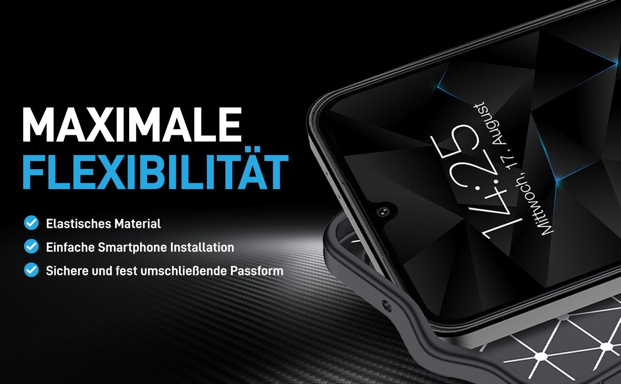 Flexbiles Smartphone Cover für Samsung Galaxy A26 5G mit perfekter Passform