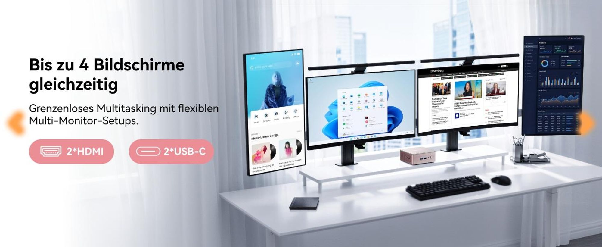 GEEKOM A5 2027 Edition Mini-PC, AMD Ryzen 7 7730U, 16 GB DDR4 RAM, 256 GB SSD, Dual HDMI, 2,5G LAN für Homeoffice