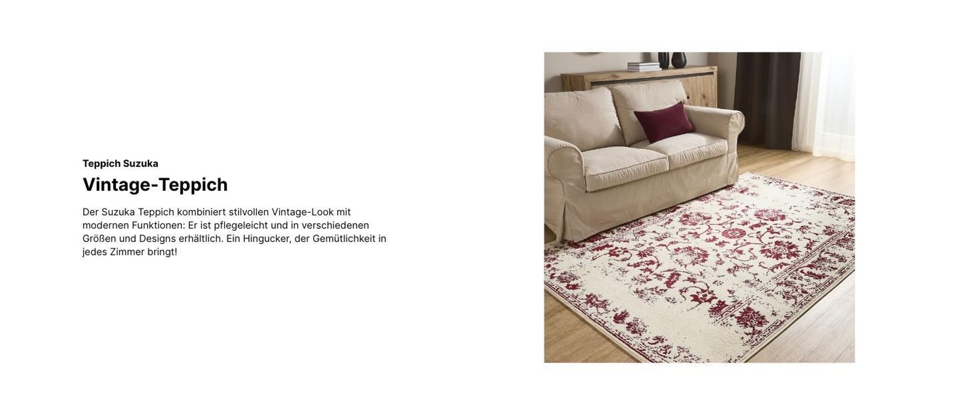 Interiyou Teppich Suzuka Cream/Beige 200x300 cm