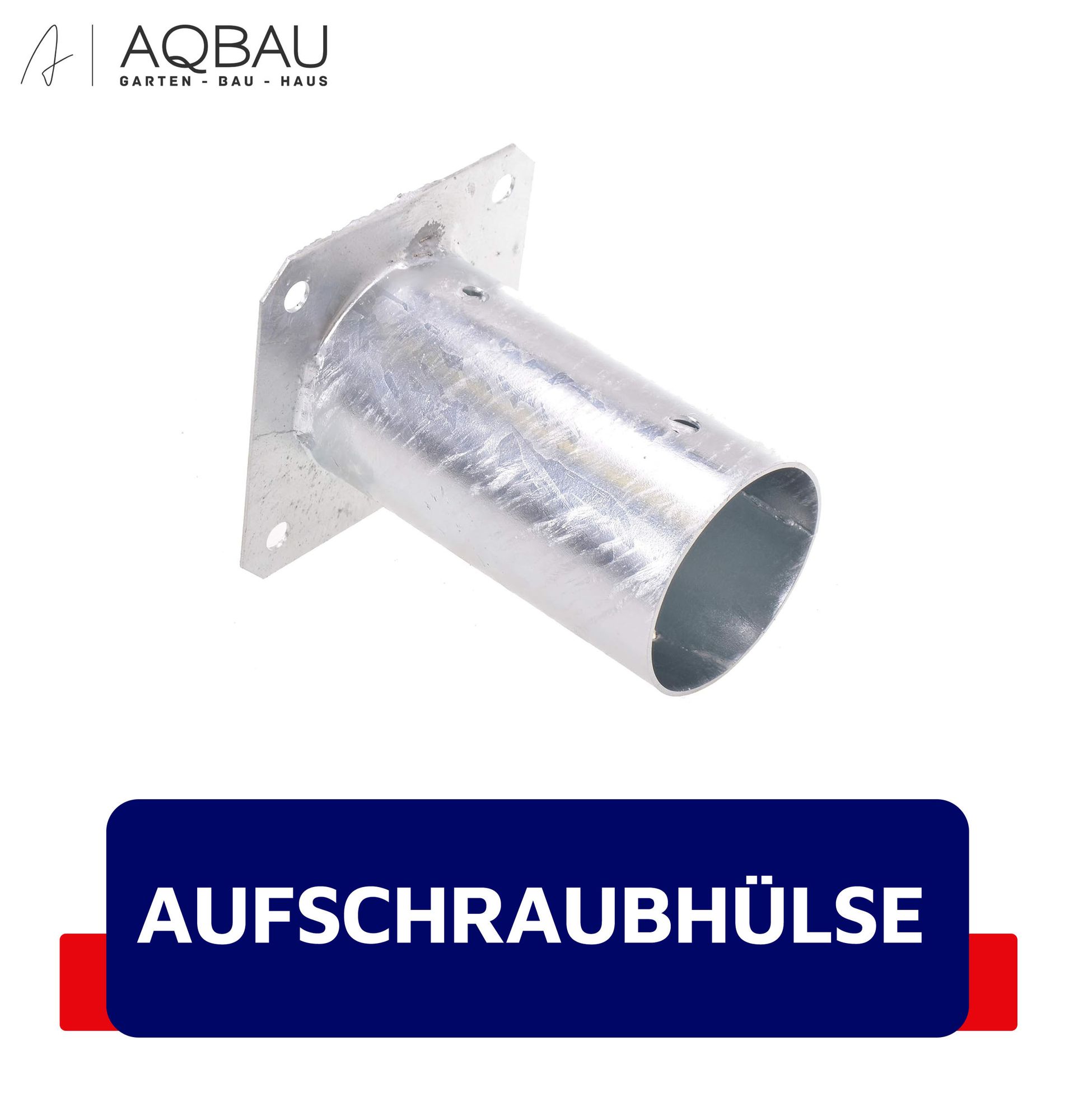 Aqbau® Aufschraubhülse Rund 100 mm