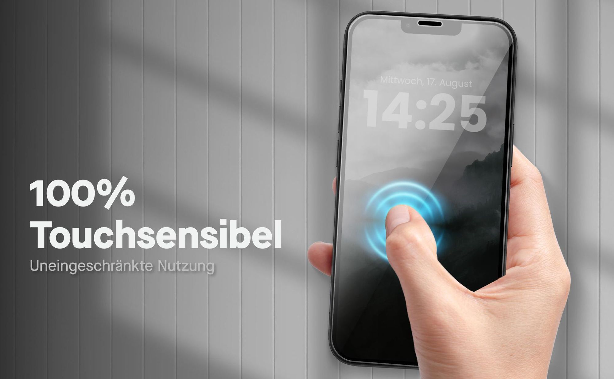 Zweierpack Displayschutzglas für Apple iPhone 11 - Resistent gegen Fingerabdrücke
