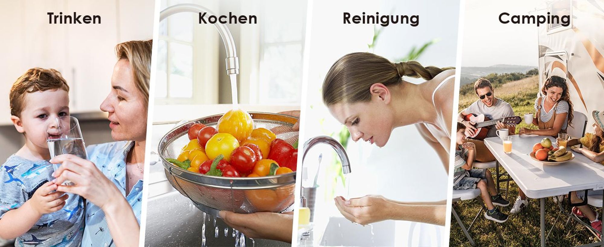 Waterdrop 15UA Untertisch-Wasserfiltersystem mit 1 WD-RF15 , 60.000 Liter, Hochleistungs-Wasserfilter, Trinkwasser, NSF/ANSI 42