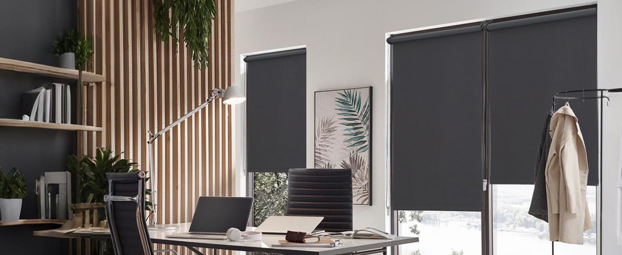 Verdunklungsrollo 90x220cm Grau Thermorollo Fensterrollo Klemmfix ohne Bohren Seitenzugrollo Sonnenschutz Wärmeschutz Blickdicht Rollo