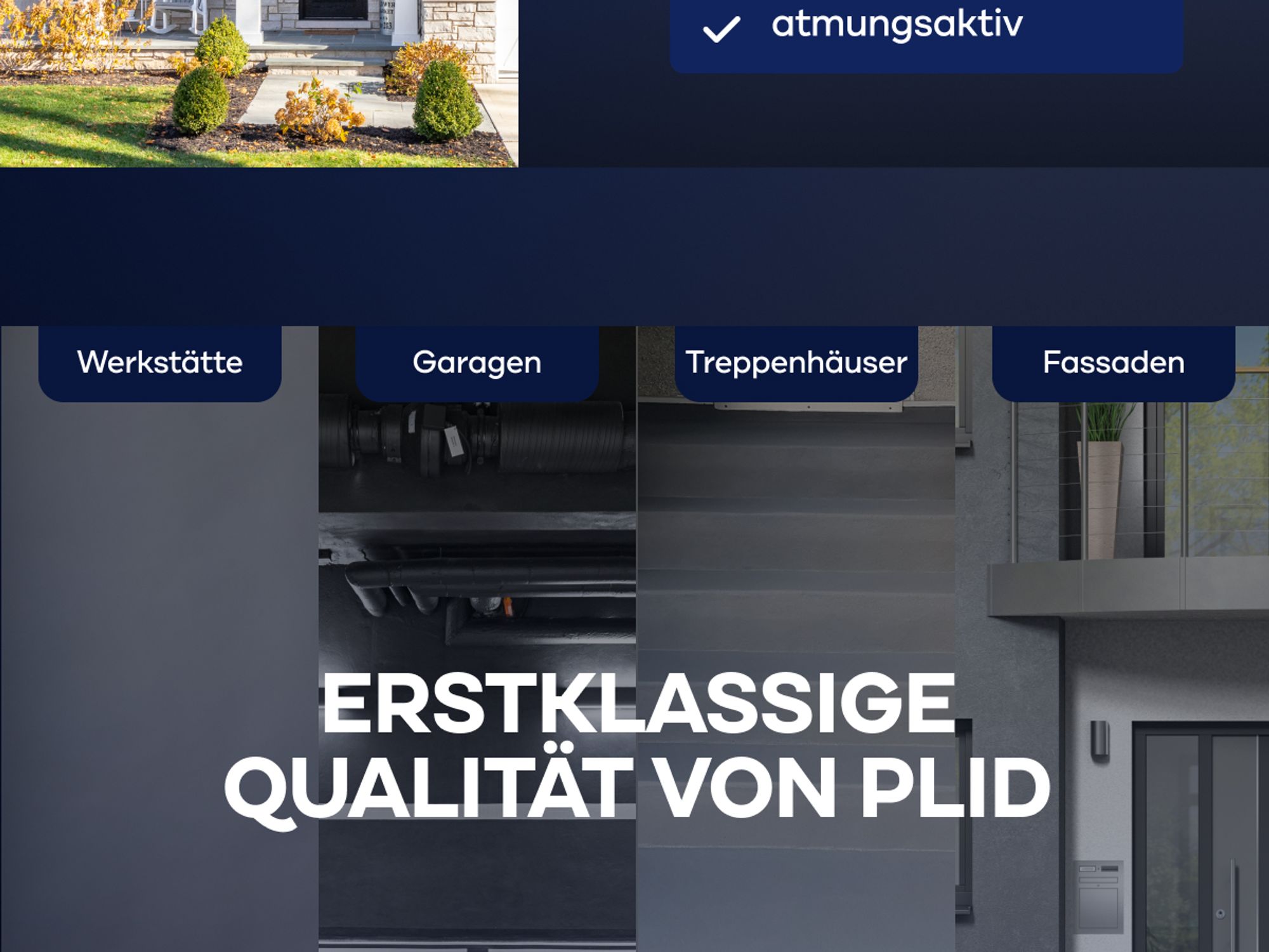 Plid Fassadenfarbe Weiß 5L , für ca. 30m² / Außenfarbe Fassaden Wetterschutz - Mauerfarbe, Hausfarbe Fassade
