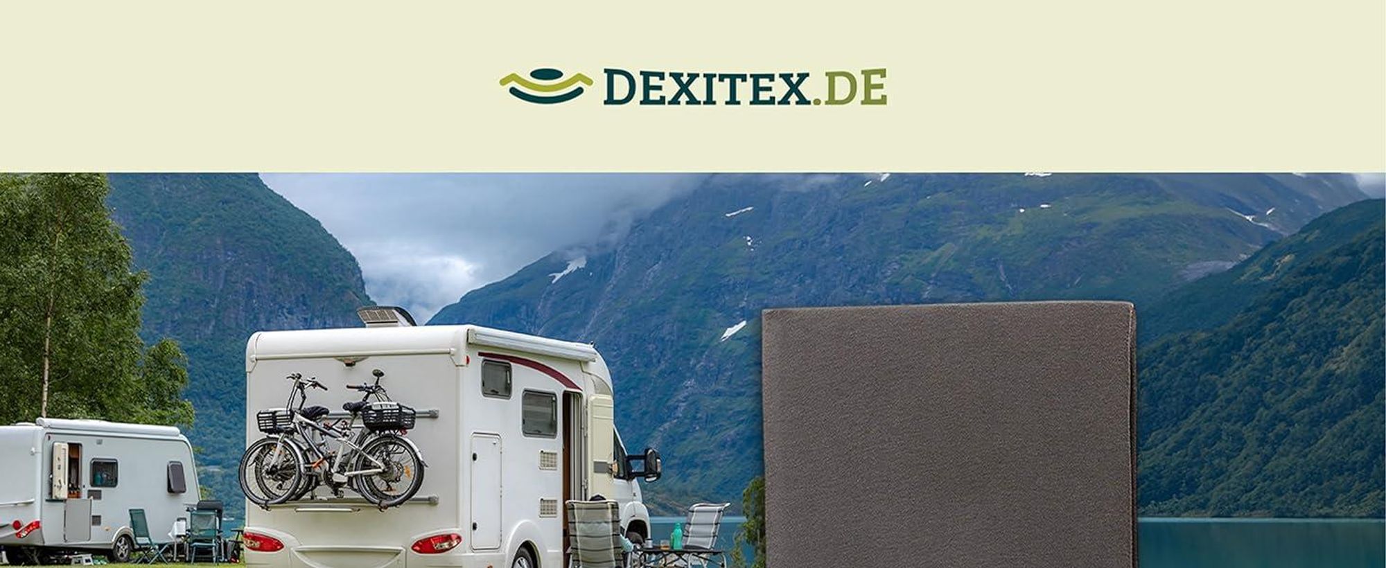 Dexitex Jersey Spannbettlaken Hebebett Wohnmobil & Wohnwagen – 130–160 x 190–210 cm – MultiFit® 100% Baumwolle Dunkelgrau